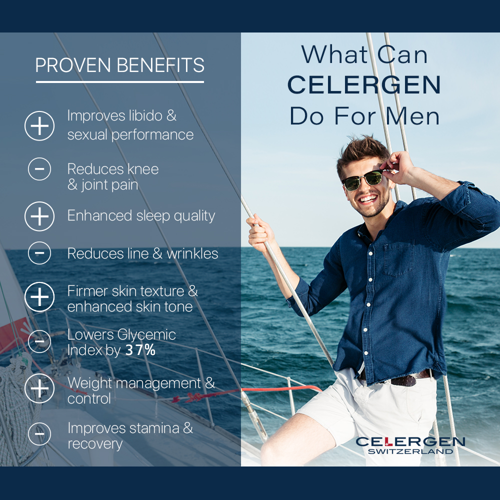 Man on Ship with Celergen Benefits
